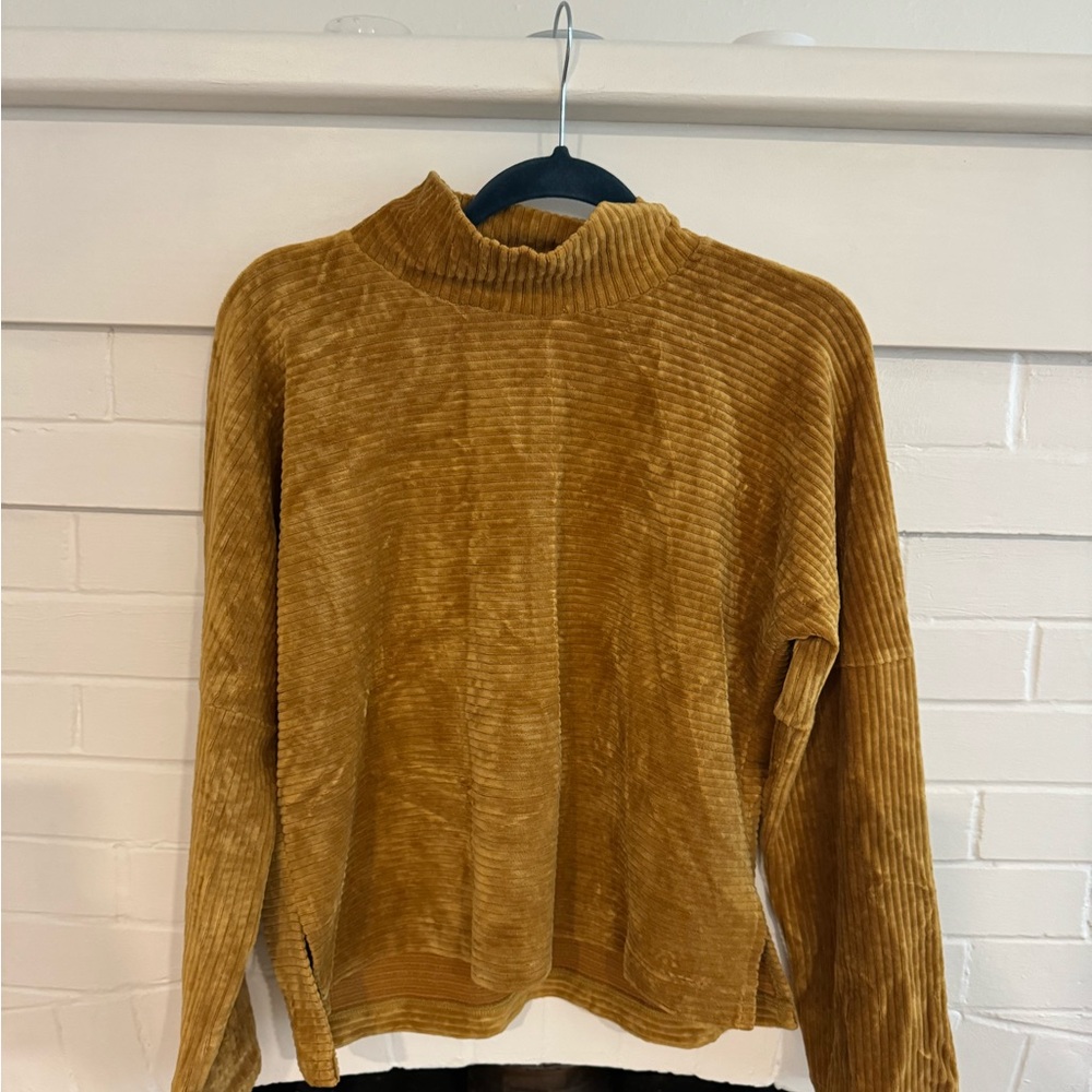 Madewell Golden Ribbed Turtleneck Sweater